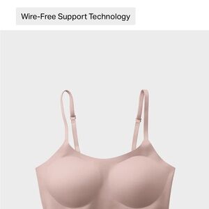 Seamless Wire-Free Bra in Blush Pink — Light Support